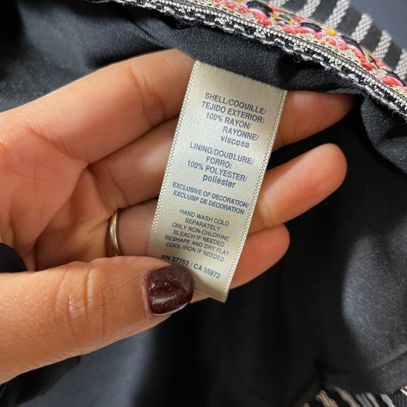 Rafaella Blazer Women Size Medium Mix Media Open Front Lightweight Preppy Causal - Picture 7 of 7